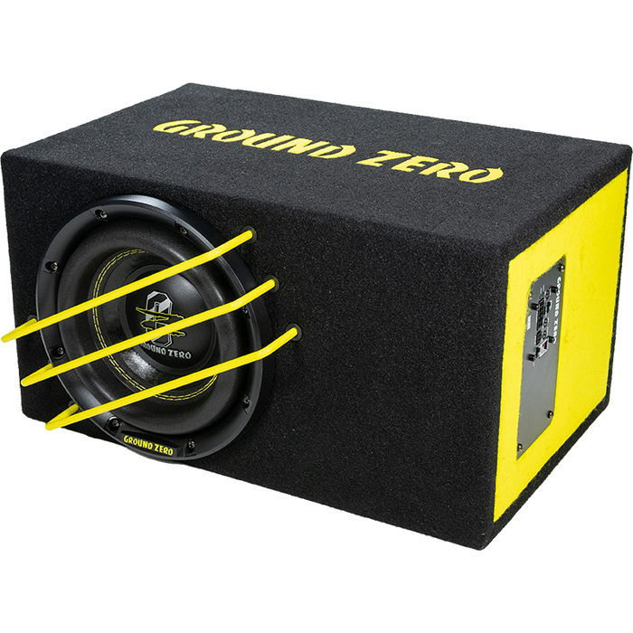 Radioactive 8" bassabox 1000w SPL innb. magnari.