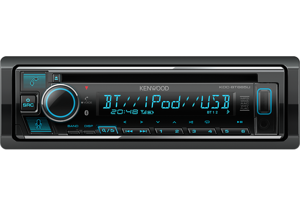 Kenwood CD spilari 2 x 2.5v RCA