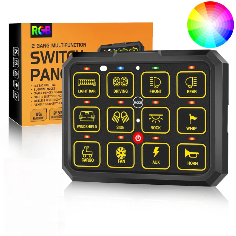 Rofaborð 12. rása, RGB, Bluetooth.