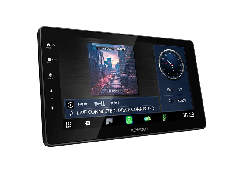 Kenwood Car-play 9" Multimedia spilari 3 x 3v RCA