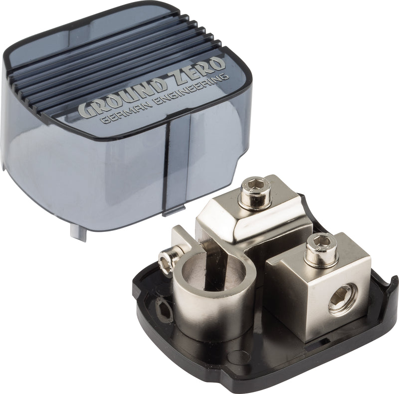 Rafgeymaskór Ground Zero Pos og Neg