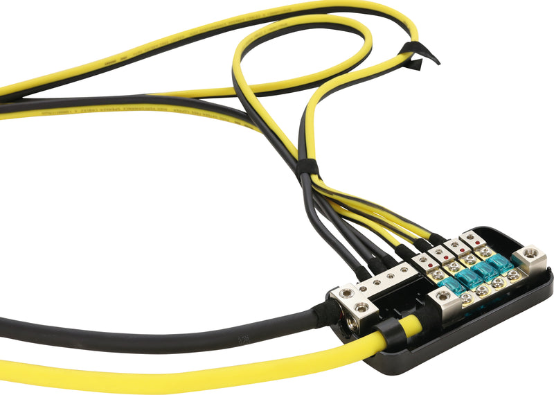 Deilibox GZ. 4 x 0g inn 8 x 4g út, fyrir power og ground