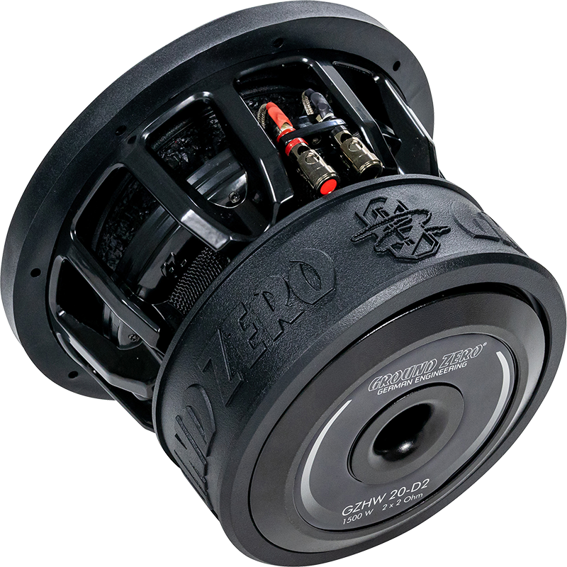 Hydrogen 8" bassakeila 1500w SPL Svört/Rauð