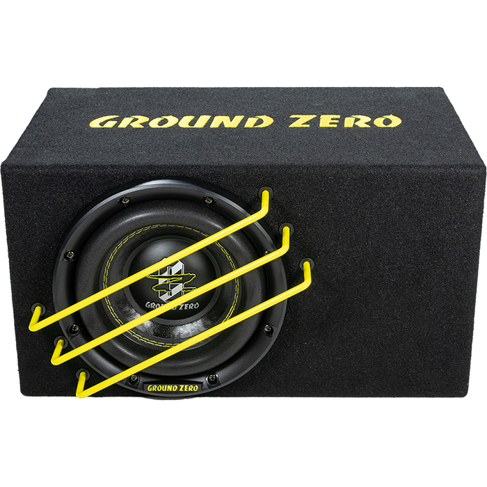 Radioactive 8" bassabox 1000w SPL innb. magnari.
