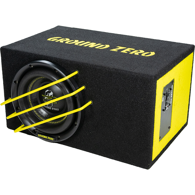 Radioactive Bassabox 8” 1000w SPL með innbyggðum magnara