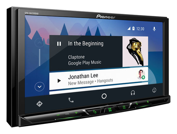 Pioneer Car-play 7" Multimedia spilari 3 x 4v RCA