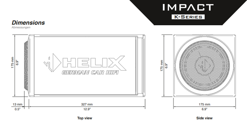 Helix Impact Bassabox 6.5" 150w