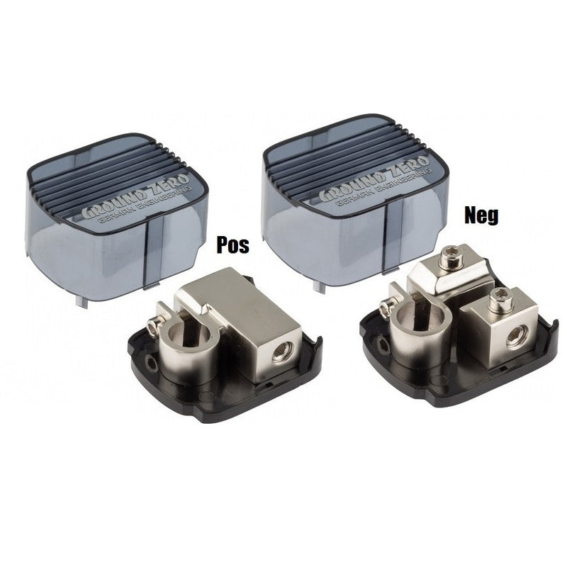 Rafgeymaskór Ground Zero Pos og Neg