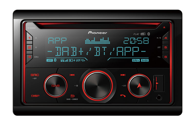 Pioneer Double din CD spilari 3 RCA