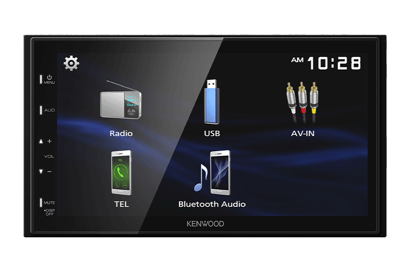 Kenwood 6.8" Multimedia spilari 3 x 2v RCA