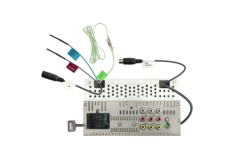 Kenwood 6.8" Multimedia spilari 3 x 2v RCA