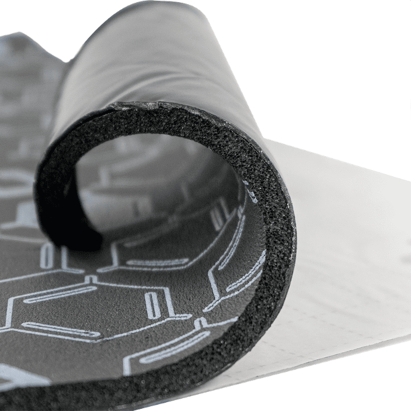 Sandwich 8mm vatnshelt Hljóðeinangrandi mottur á 1.5m²