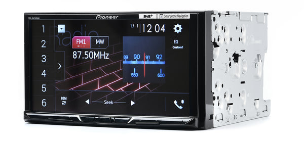 Pioneer Car-play 7" Multimedia spilari 3 x 4v RCA