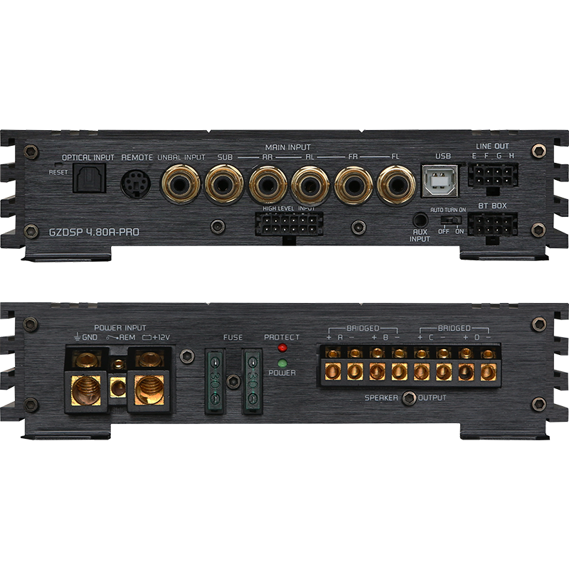 DSP PRO Magnari 8. rása og 4. rása magnara frá Ground Zero