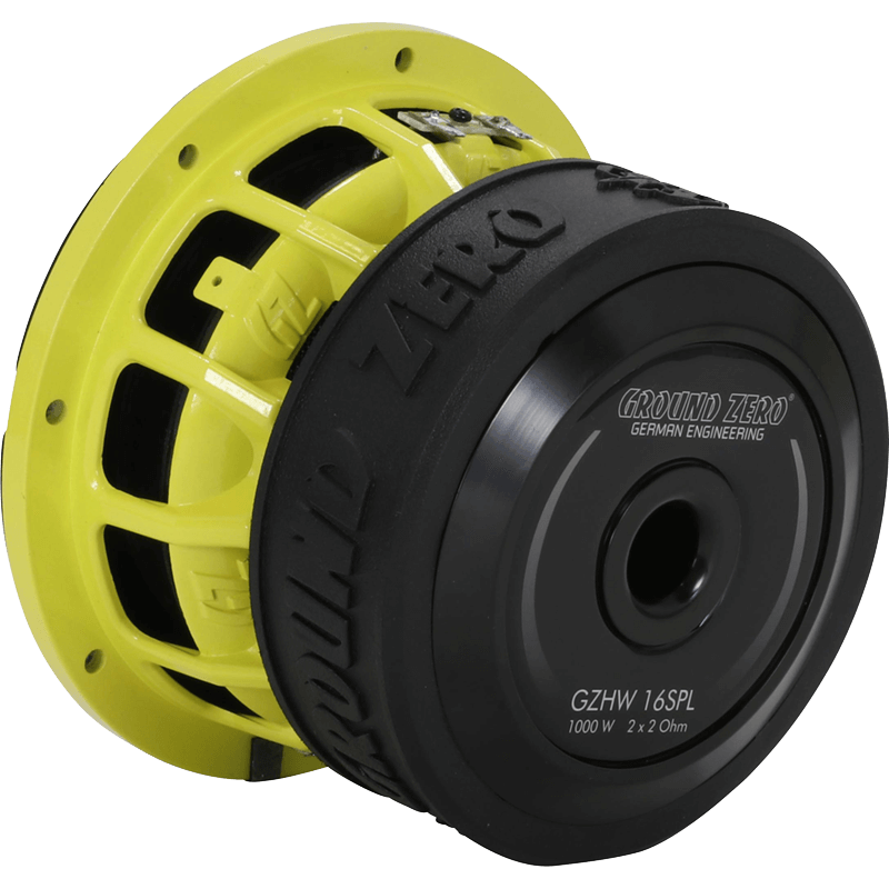 Hydrogen 6,3" bassakeila 1000w SPL Gul