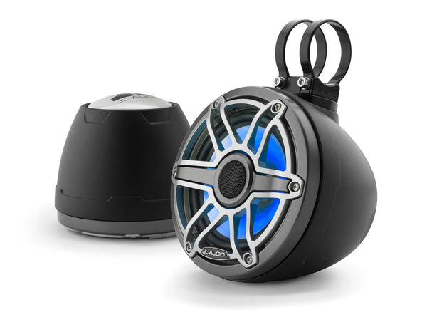 JL Audio 6,5" M6 Hátalarar í boxi, svartur, LED