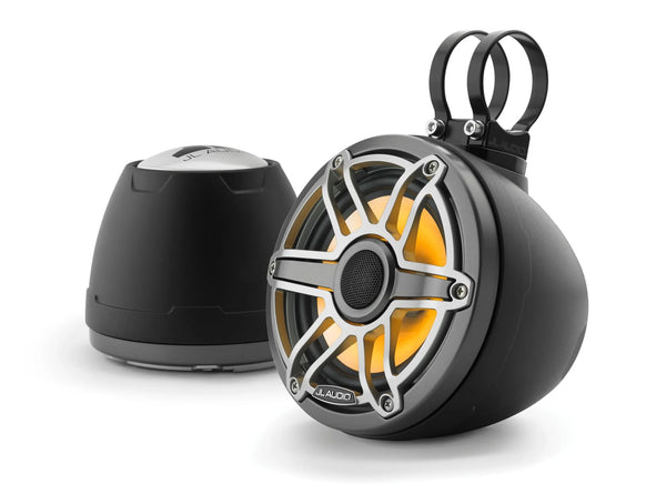 JL Audio 6,5" M6 Hátalarar í boxi, svartur, LED