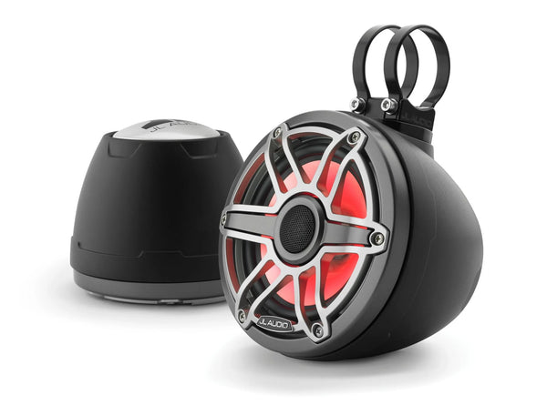 JL Audio 6,5" M6 Hátalarar í boxi, svartur, LED