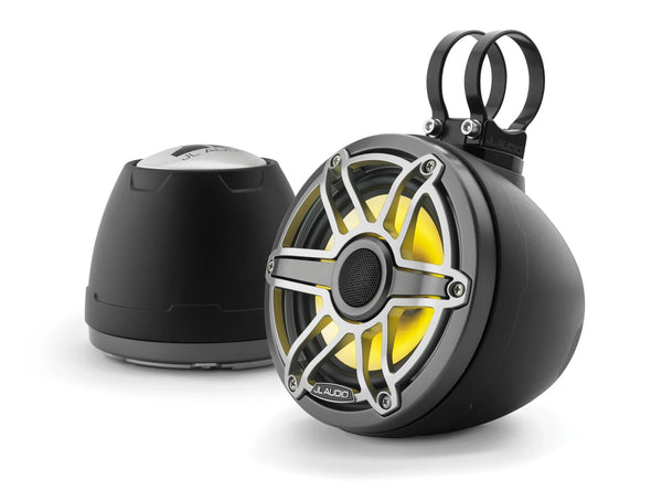 JL Audio 6,5" M6 Hátalarar í boxi, svartur, LED