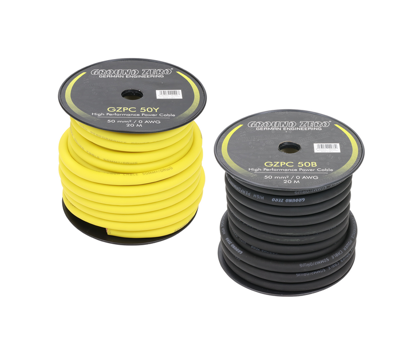 Ground Zero Straum og jarðarkaplar 4-0 gauge