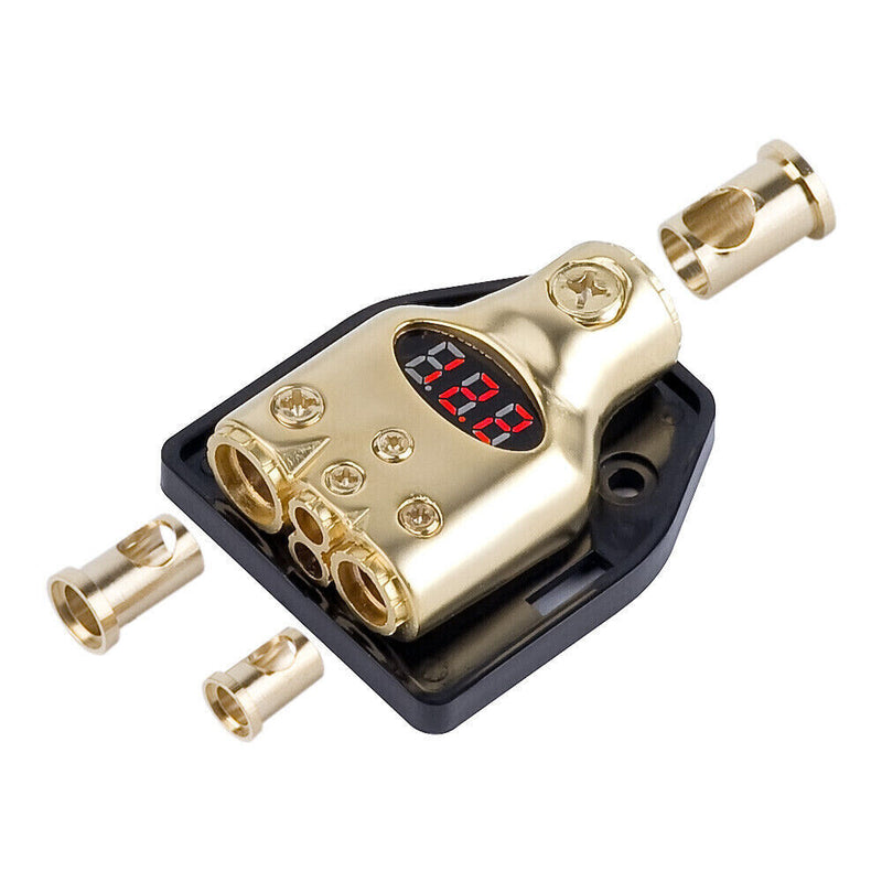 Deilibox með voltmælir 1x(0/2g)inn 2x(2/4g) + 2x(4/8) + 2x(8g) út